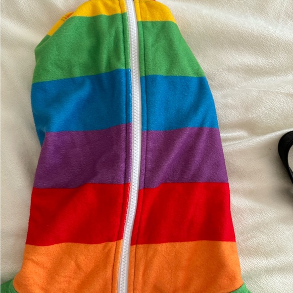 Tipsy Elves Fleece Rainbow Pride w/ Hoodie Onesie Unisex Small - Picture 5 of 11